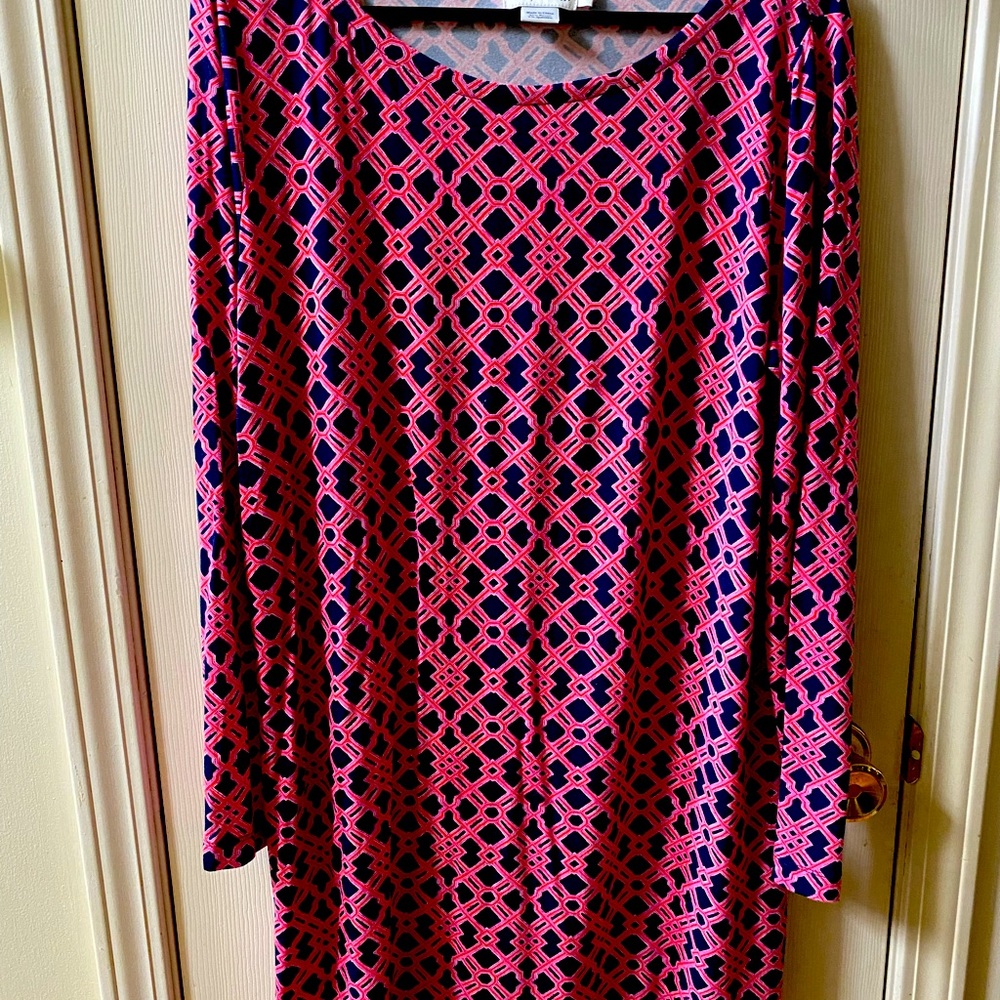 Vineyard Vines- Dress, Pink, Blue, White